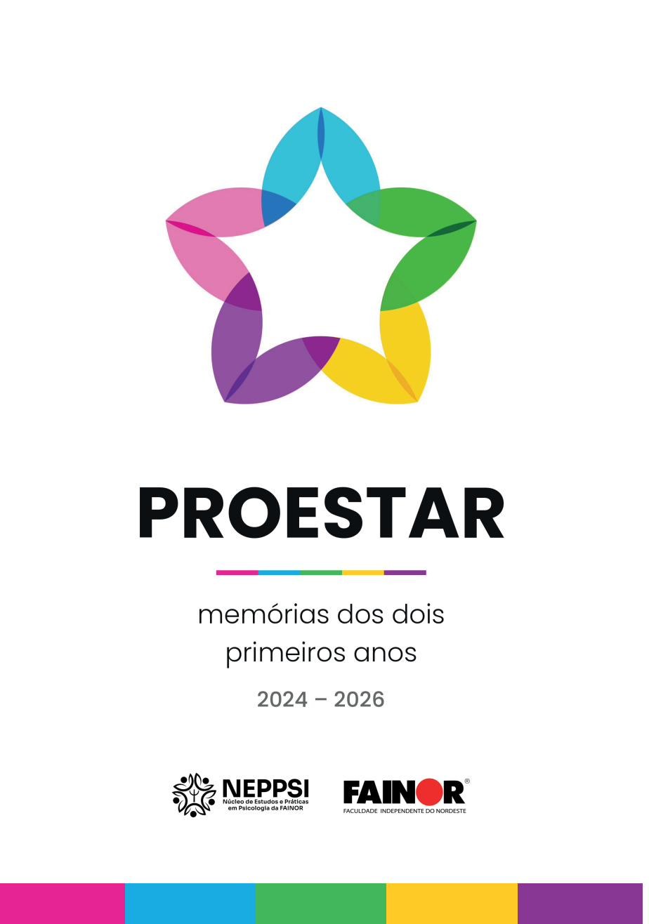 Capa do livro PROESTAR: memórias dos dois primeiros anos (2024–2026)